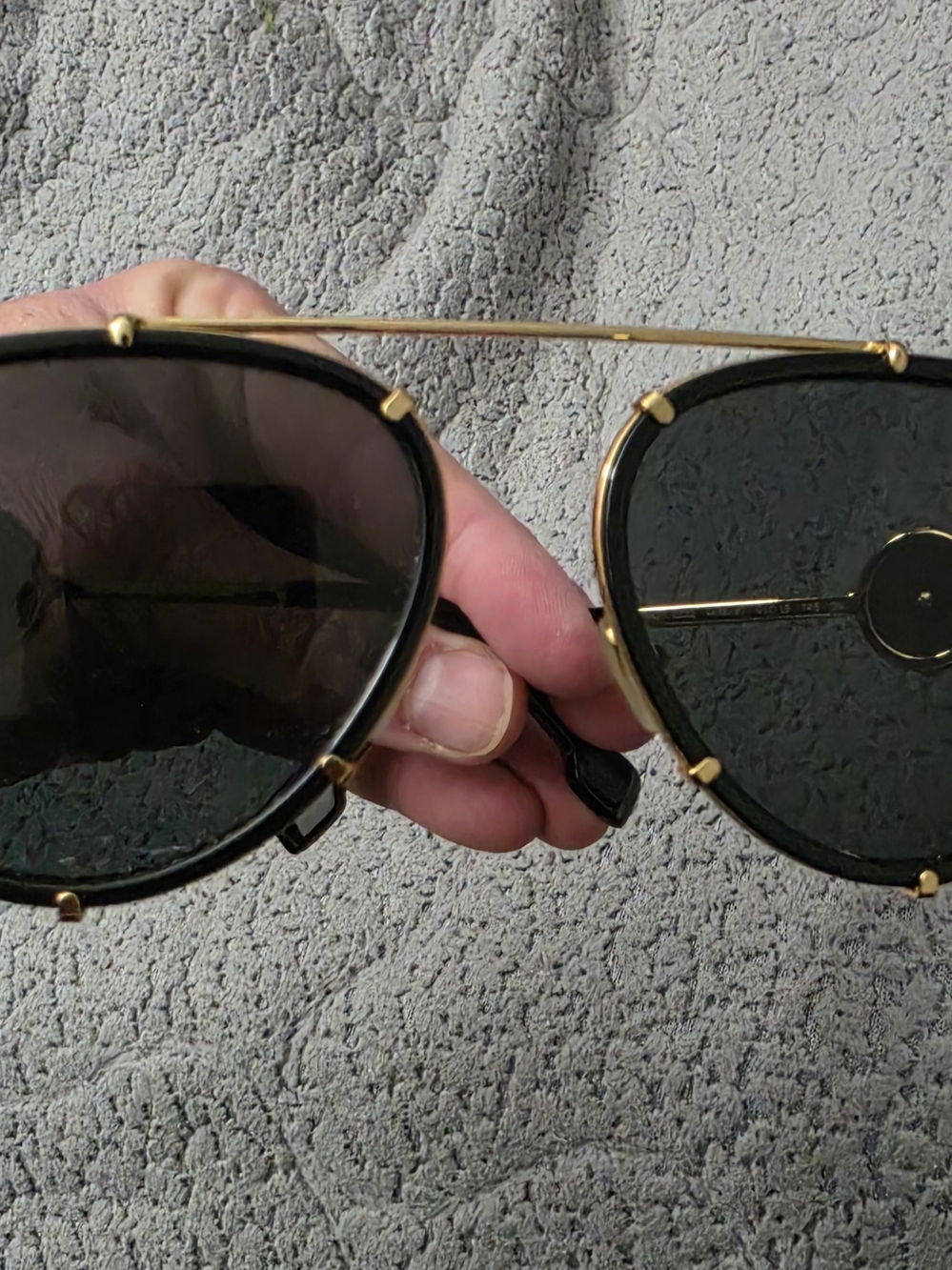 Authentic Versace VE2232 Black & Gold Medusa Pilot Sunglasses (Model 2232 1438/8